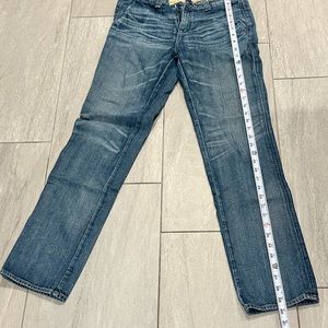 RAG&BONE MED BLUE WASH TROUSER DENIM JEANS SIZE 26 STRAIGHT LEG